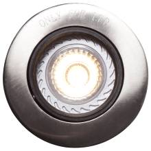 Nordlux Mixit Pro indbygningsspot børstet stål